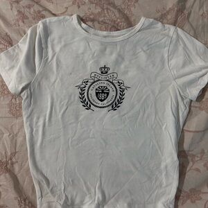 White Graphic Tee